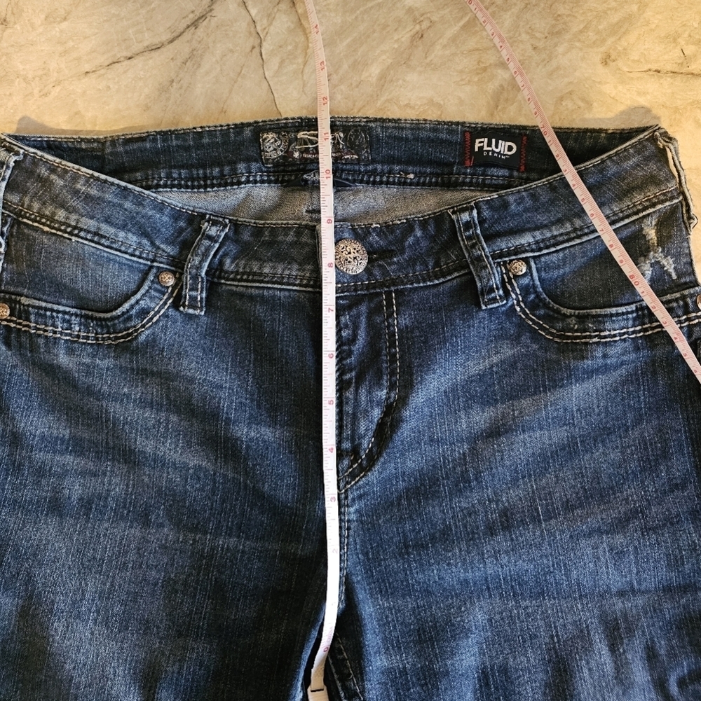 Silver Jeans Suki Mid Super Skinny Fluid Denim Women Sz. 31 Jeans - Picture 8 of 11